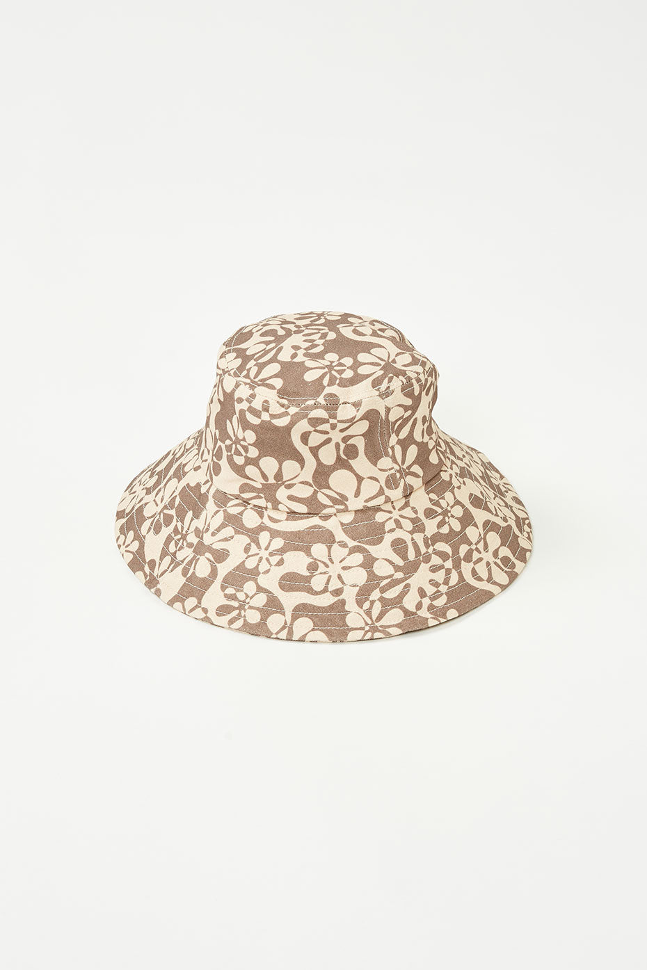 Chocolate Drifter Floral Bucket Hat