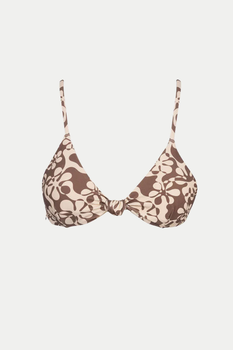 Chocolate Drifter Floral Top