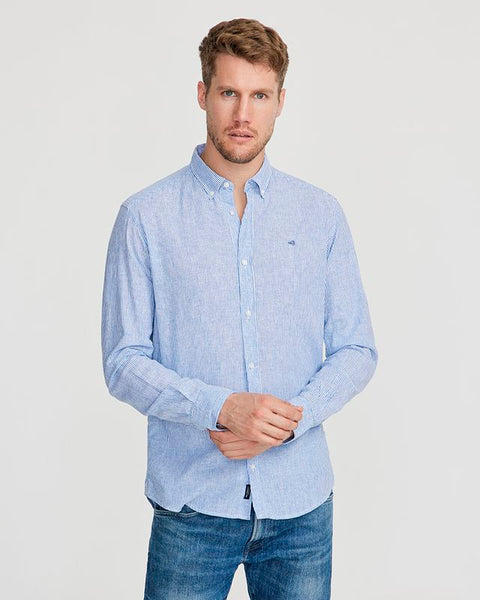 Holebrook White/light Blue Markus Shirt