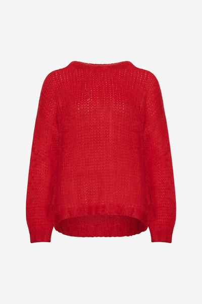 | Delta Knit Sweater | Poppy Red