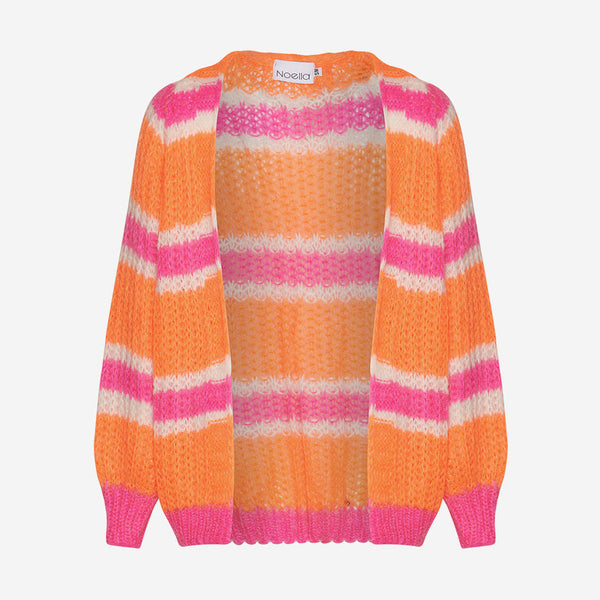 | Vera Knit Cardigan | Orange & Pink