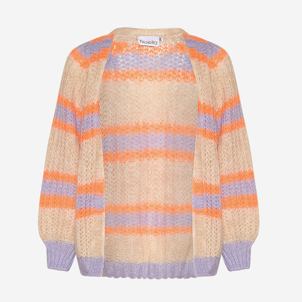 | Vera Knit Cardigan | Lilac & Orange