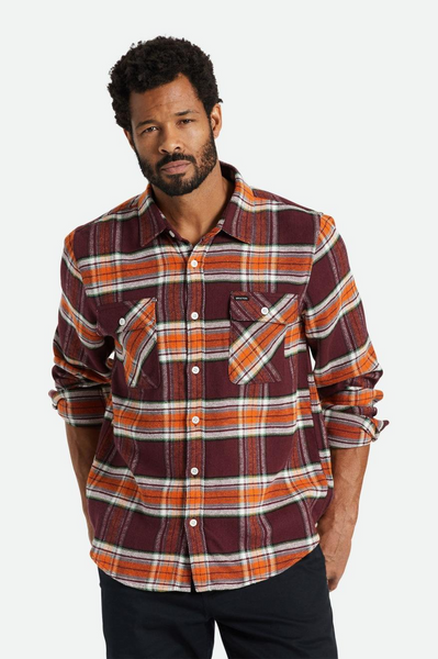 Bowery Flannel Shirt Mahogany