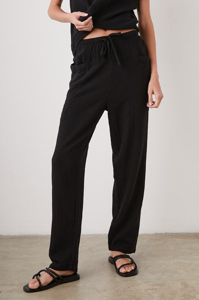Black Darby Trousers