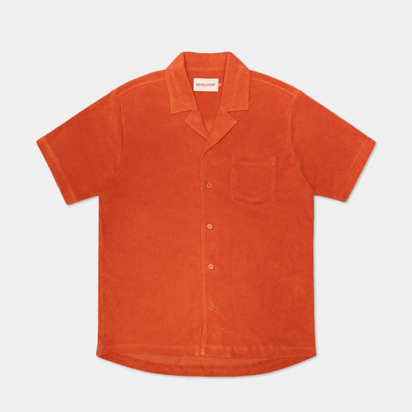 Revolution | 3823 Terry Cuban Shirt | Light Orange