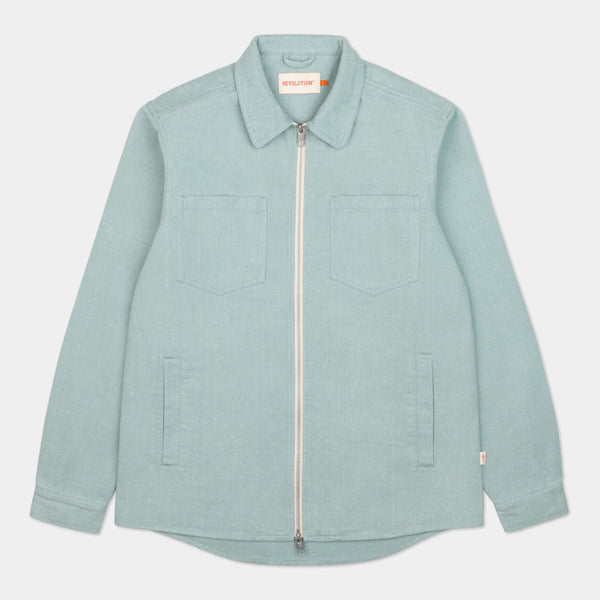 Revolution | 3922 Overshirt Zip | Light Blue