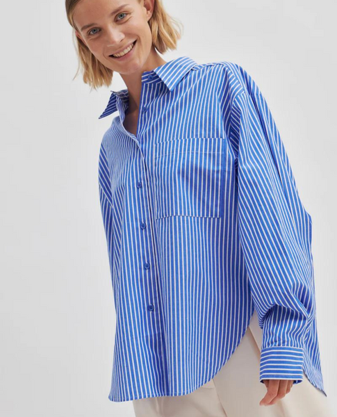 Cosy Cornflower Blue Shirt