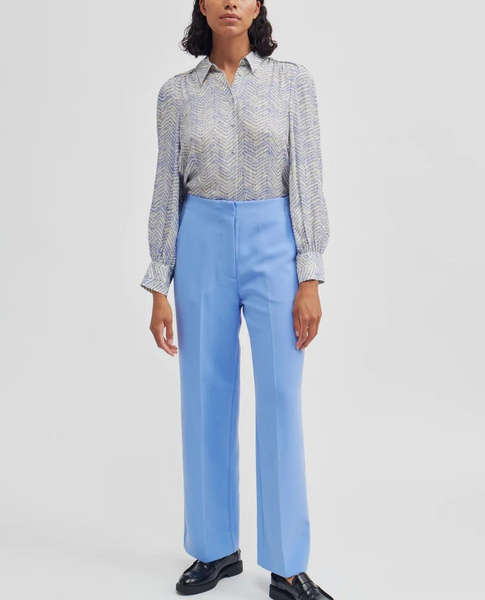 Levien Cornflower Blue Classic Trousers