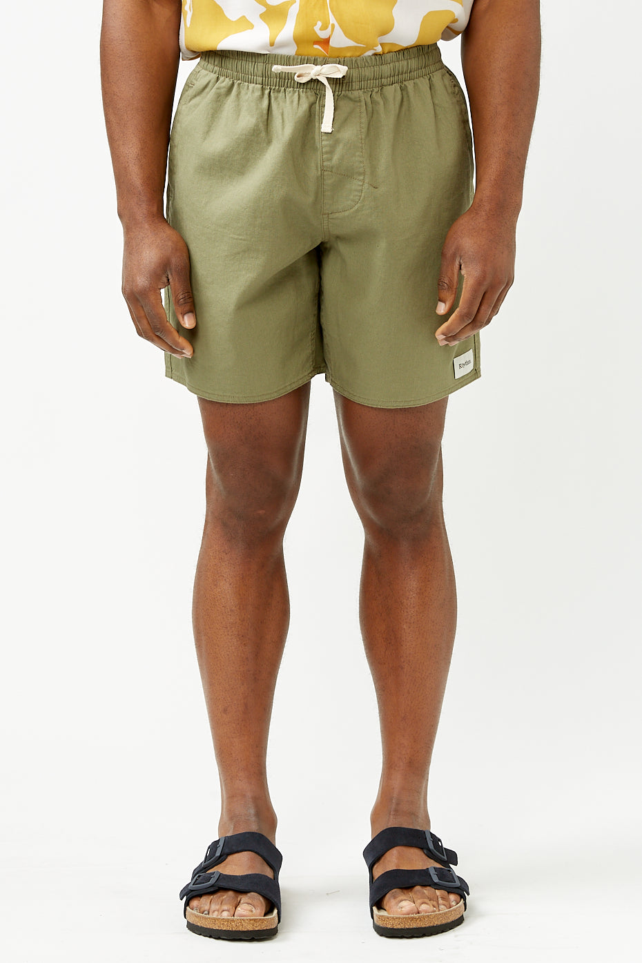 Olive Classic Linen Jam Short