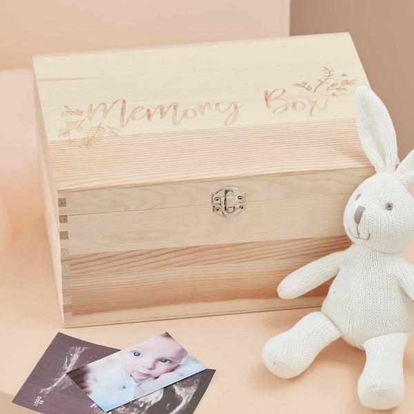 Meri Meri Wooden Baby Memory Keepsake Box