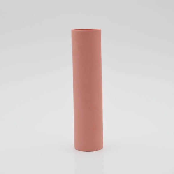 Aeyglom Ceramics Medium Stem Vase In Pink