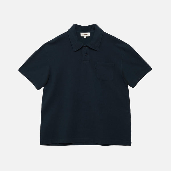 YMC Polo T-shirt - Navy