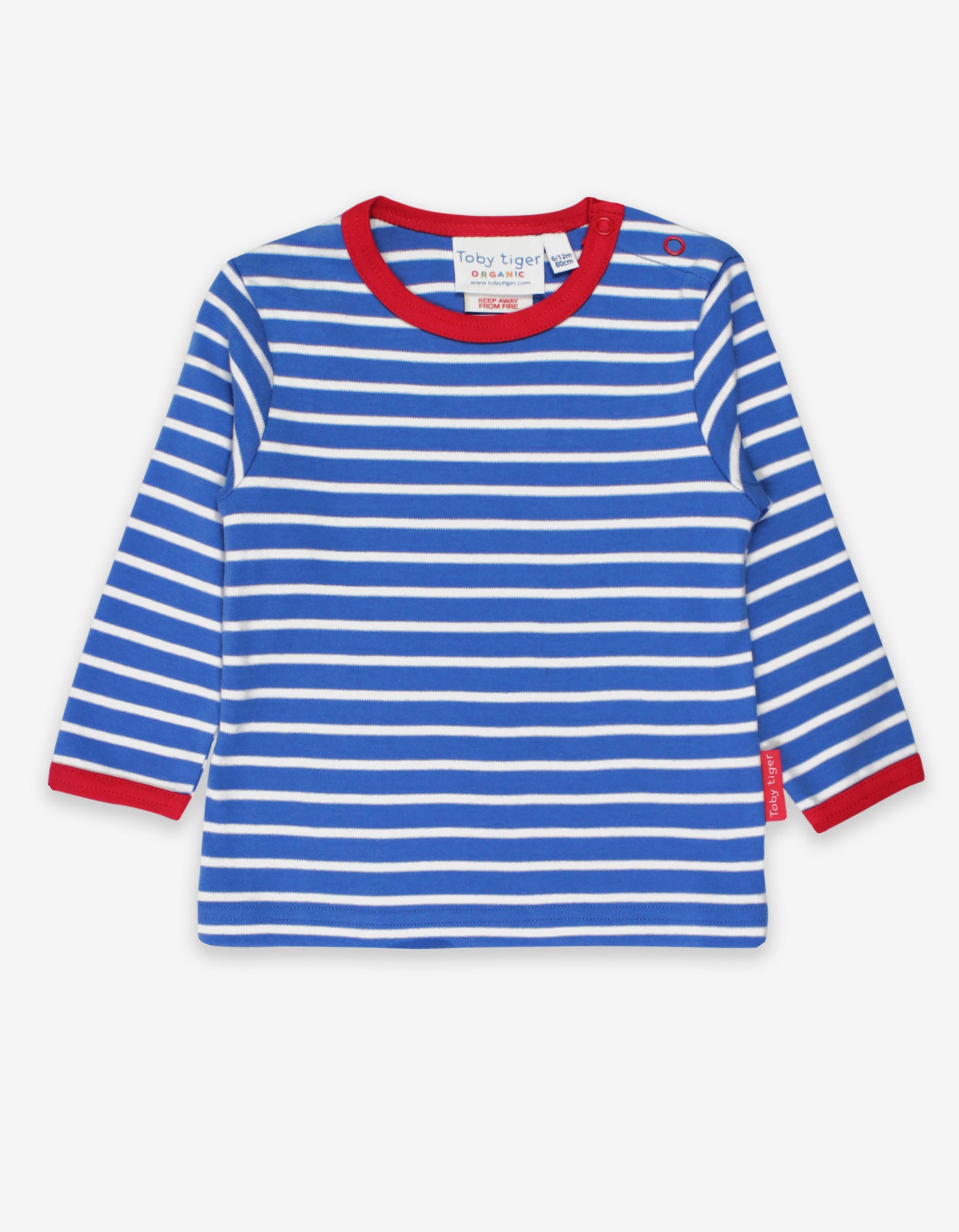 Blue Organic Breton T Shirt