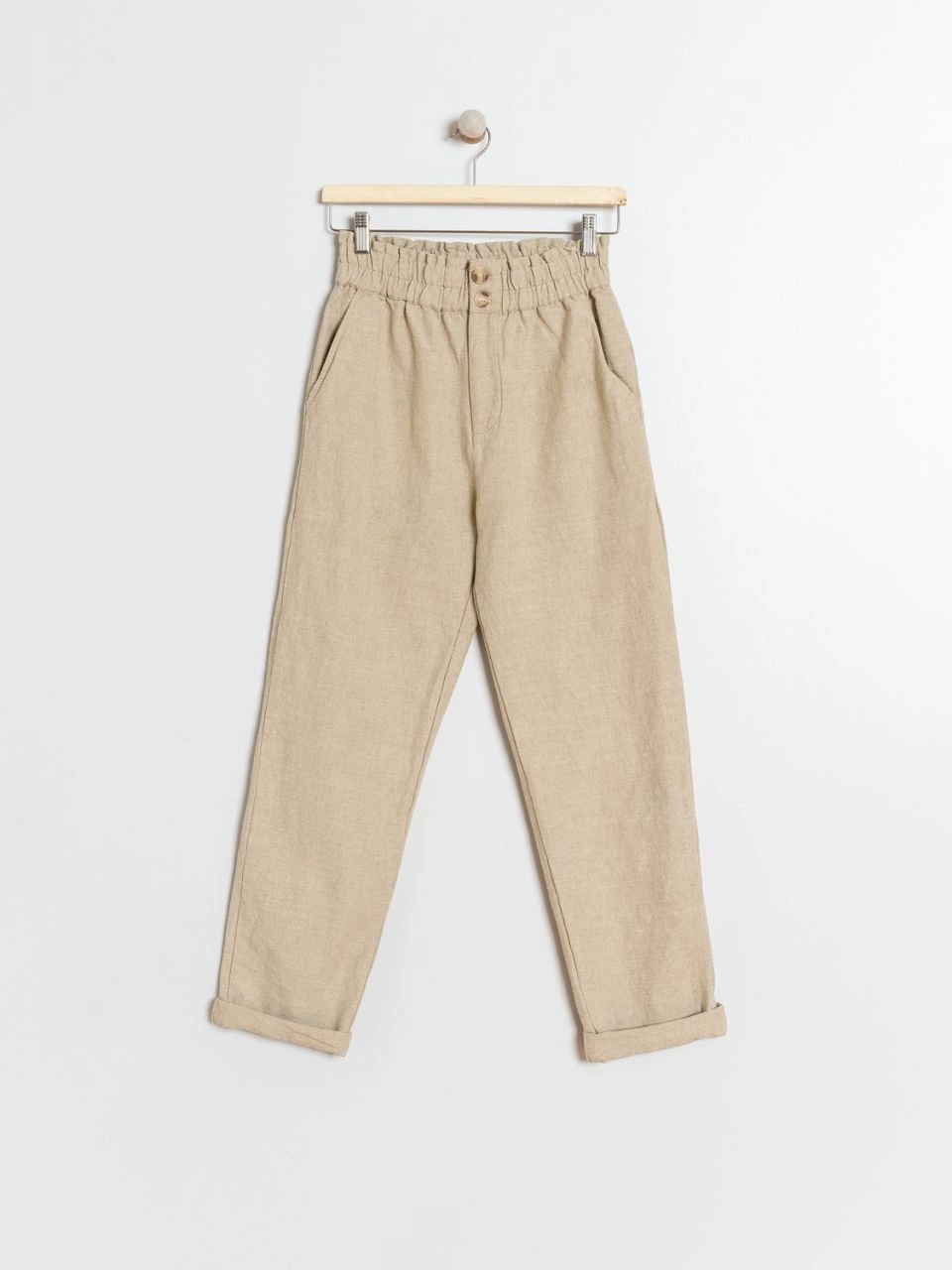 Indi&Cold Linen Rustic Used Trousers