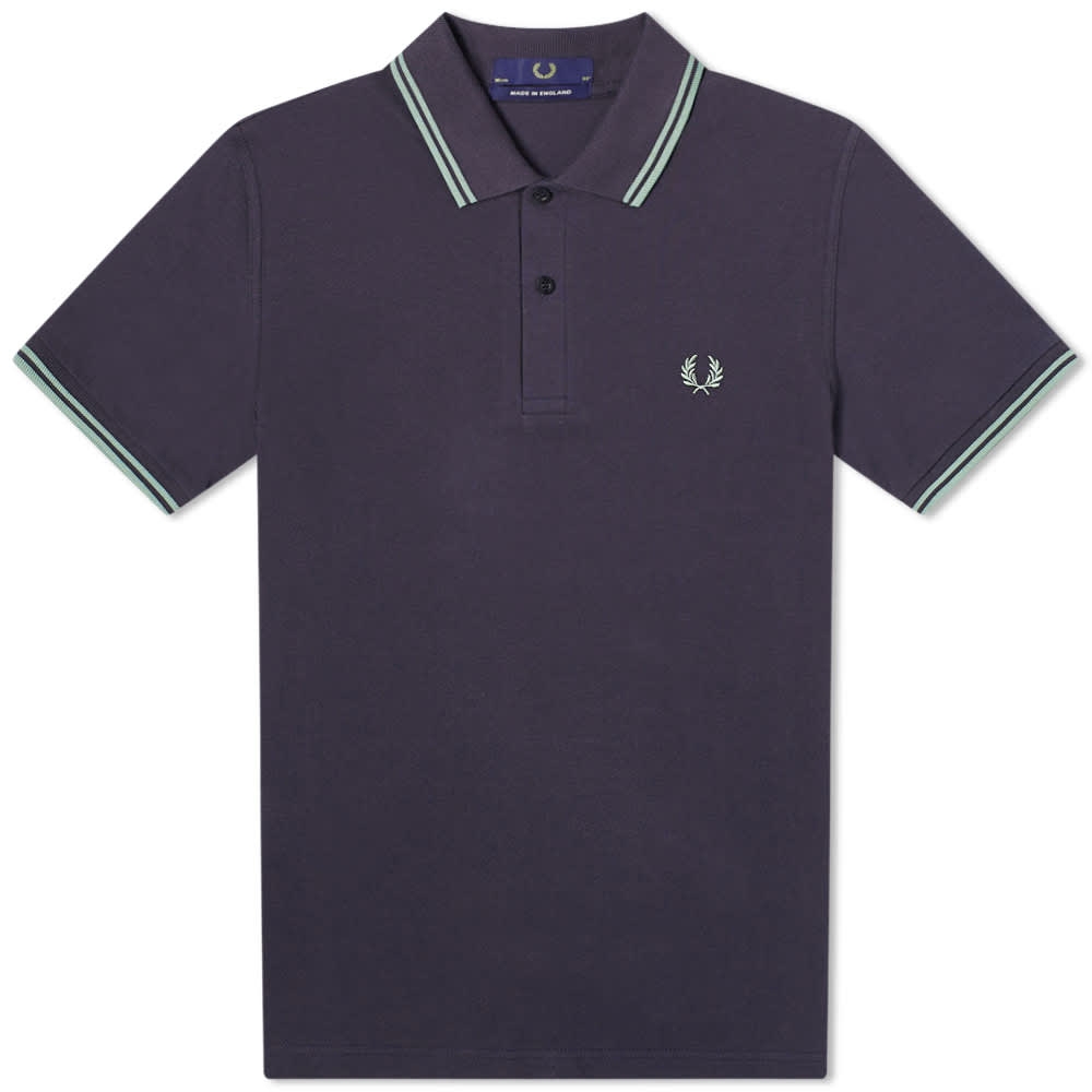 Fred Perry Reissues Original Twin Tipped Polo Navy