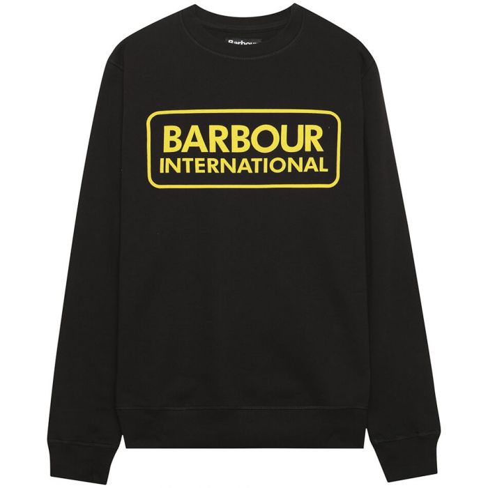 Barbour International Large Logo Sweatshirt Black