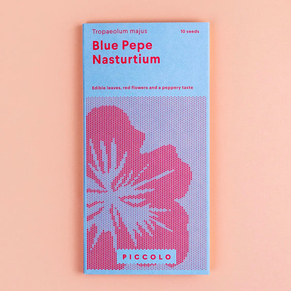 Nasturtium Blue Pepe Seed Packet