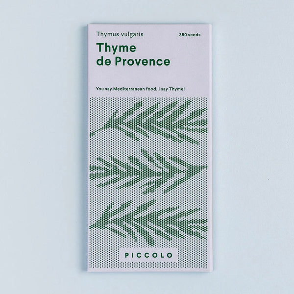 Piccolo Thyme De Provence Seed Packet