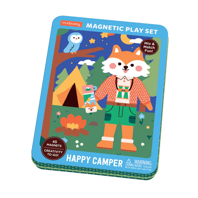 Mudpuppy Happy Camper Magnetic Play Set