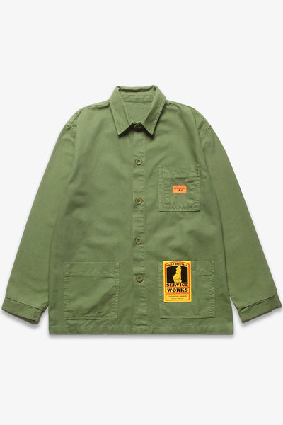 Canvas Coverall Jacket - Olive