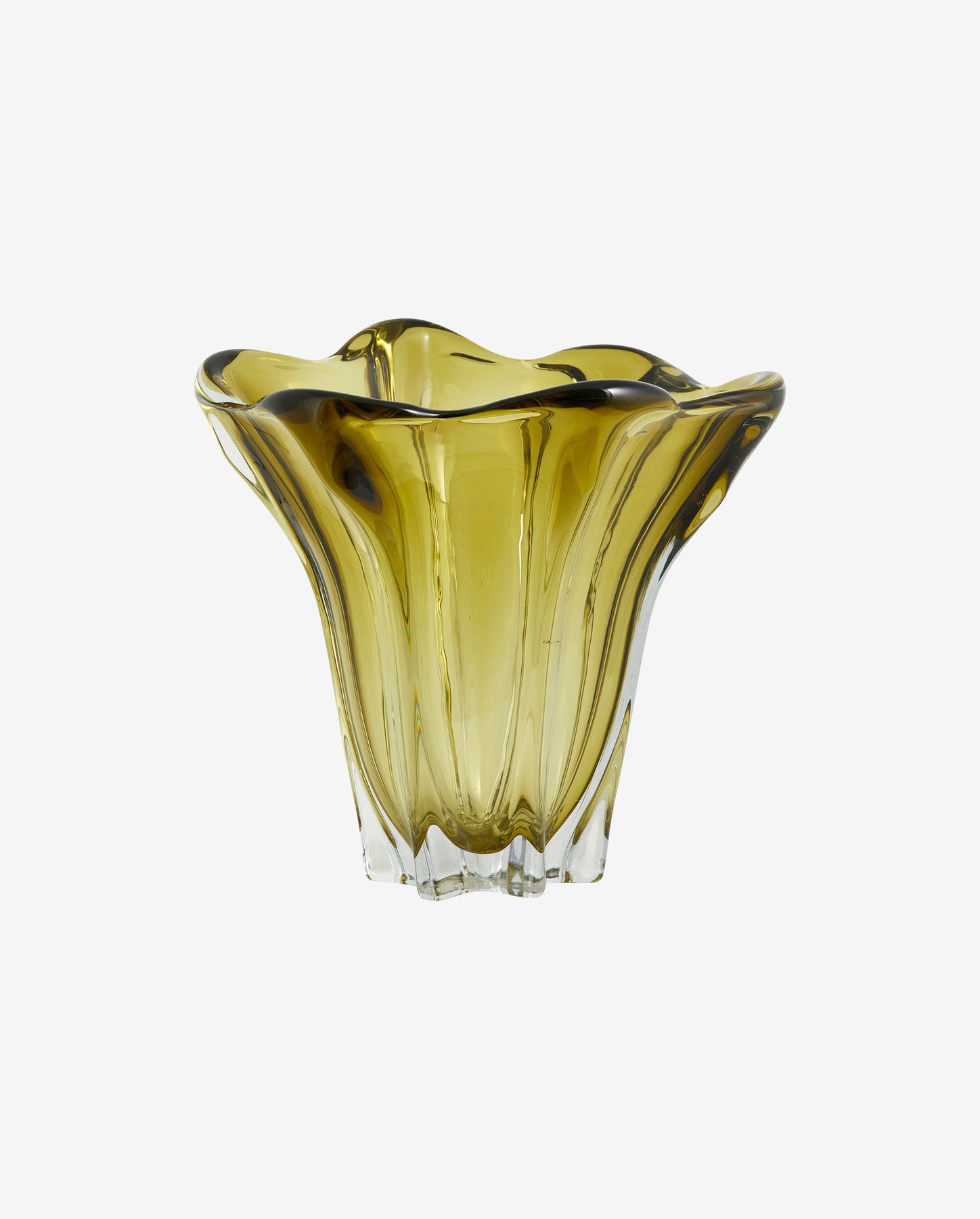 Nordal Flotta Glass Vase Green