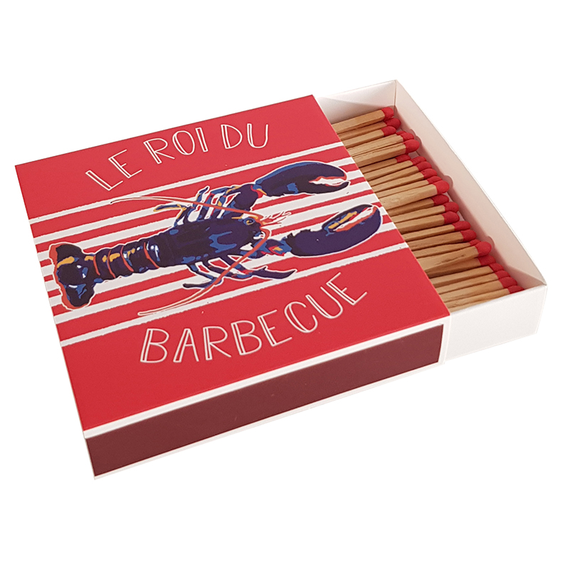 BySphere Box of 125 Matches - Le Roi Du Barbecue