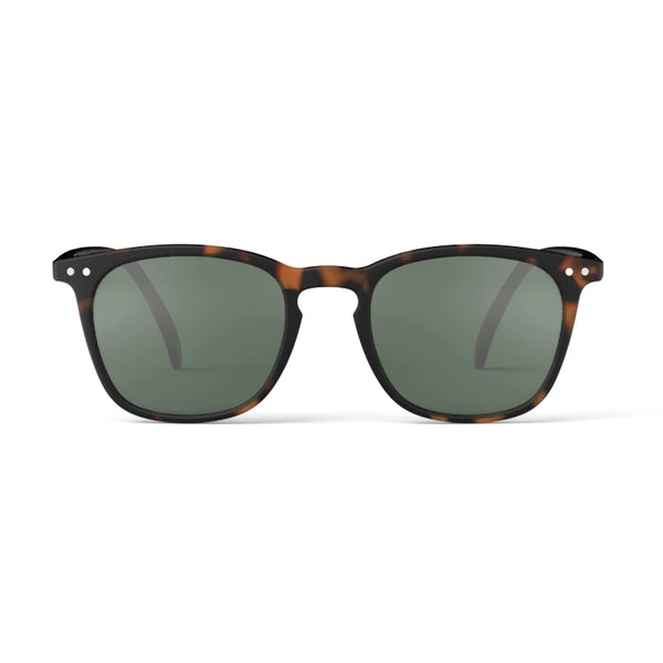 IZIPIZI #E Sun Tortoise Green Lenses Sunglasses