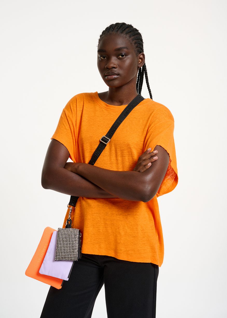 - Duplicar Linen T-shirt - Orange