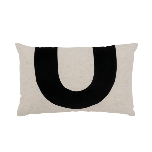 Modern Abstract U Cushion