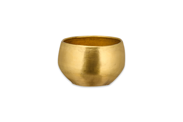 Small Atsu Brass Planter