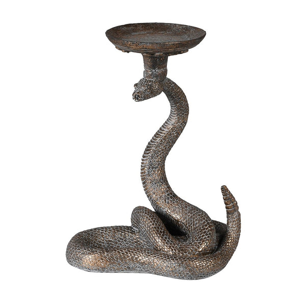 Rattlesnake Candle Holder