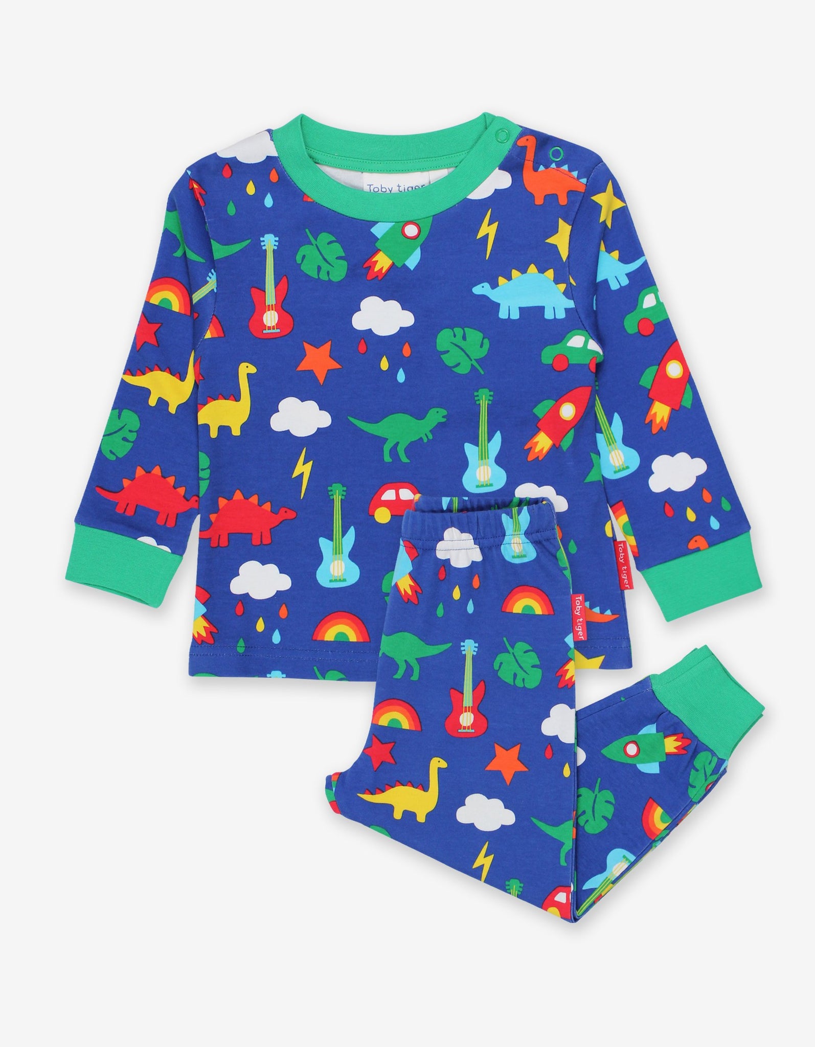 Organic Playtime Mix Up Printed Pyjamas