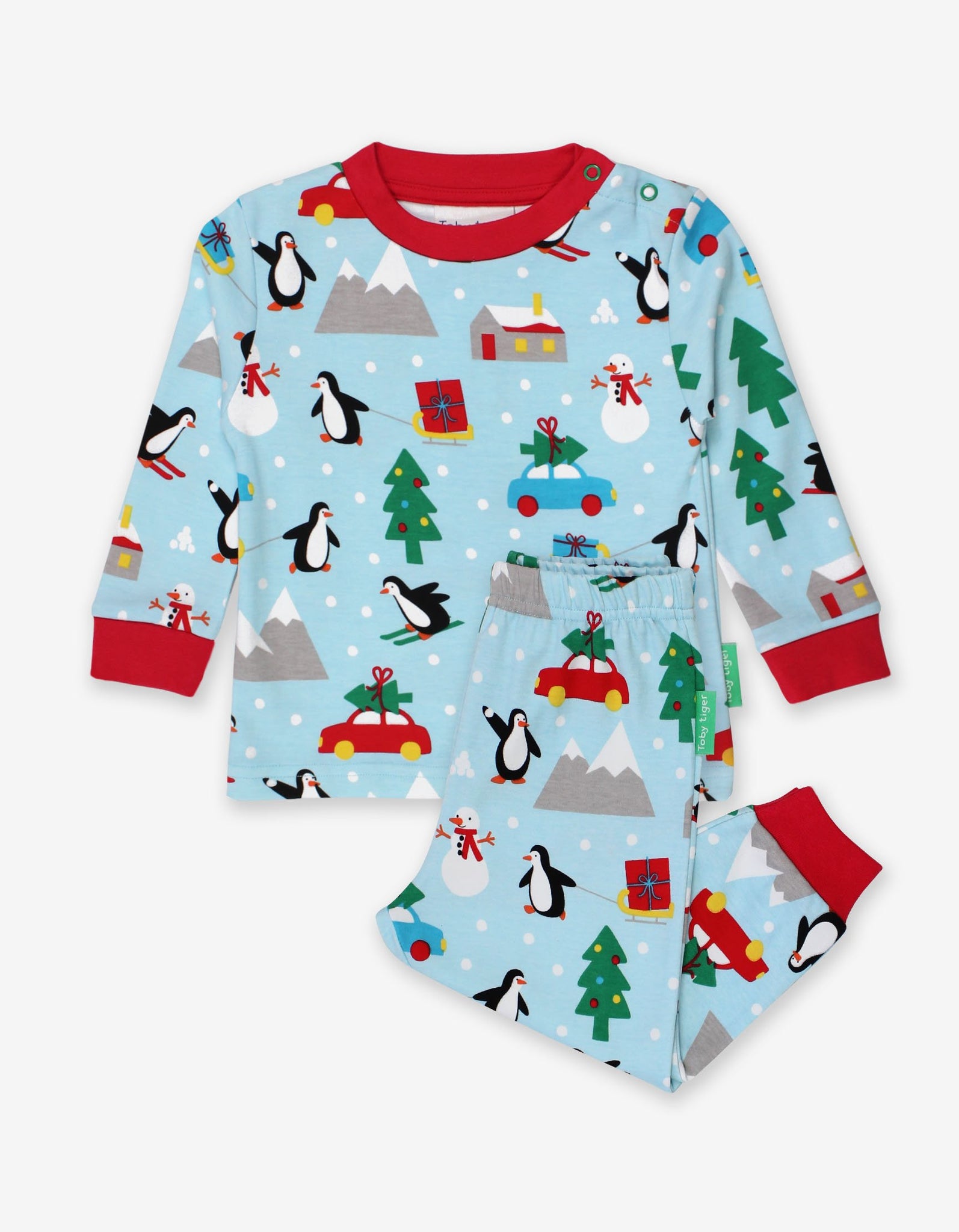 Organic Penguins Christmas Pyjamas