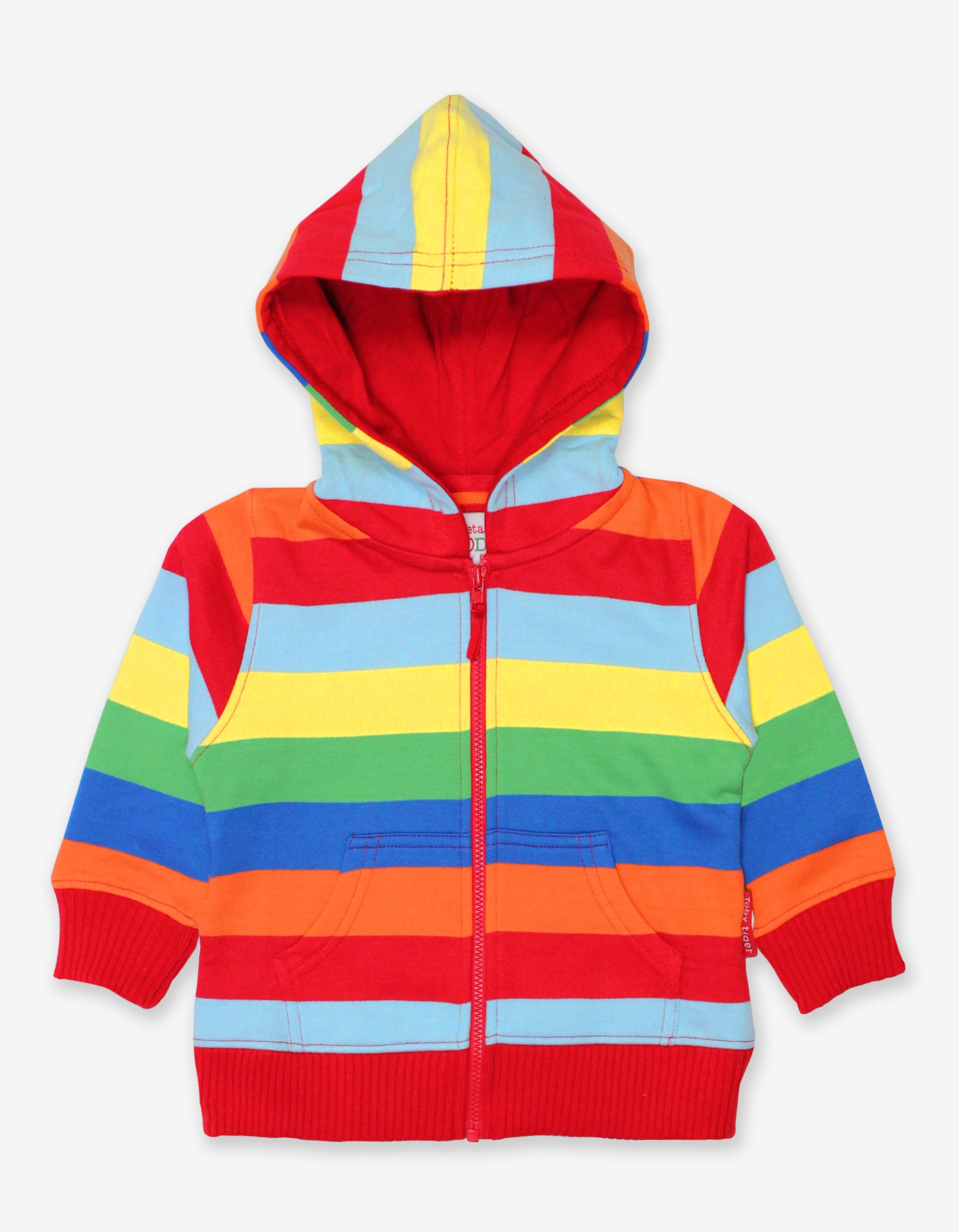 Organic Multi Striped Hoodie