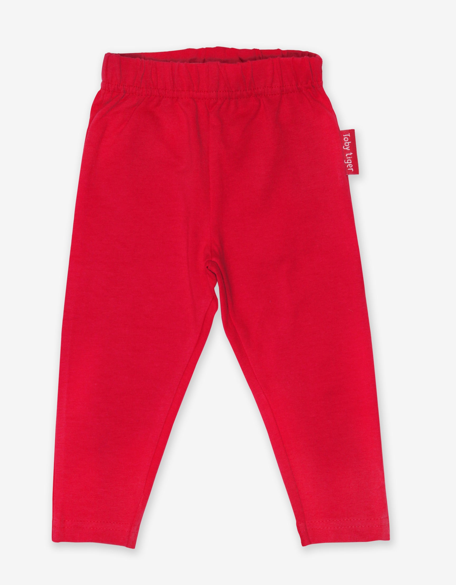 Organic Red Basic Leggings