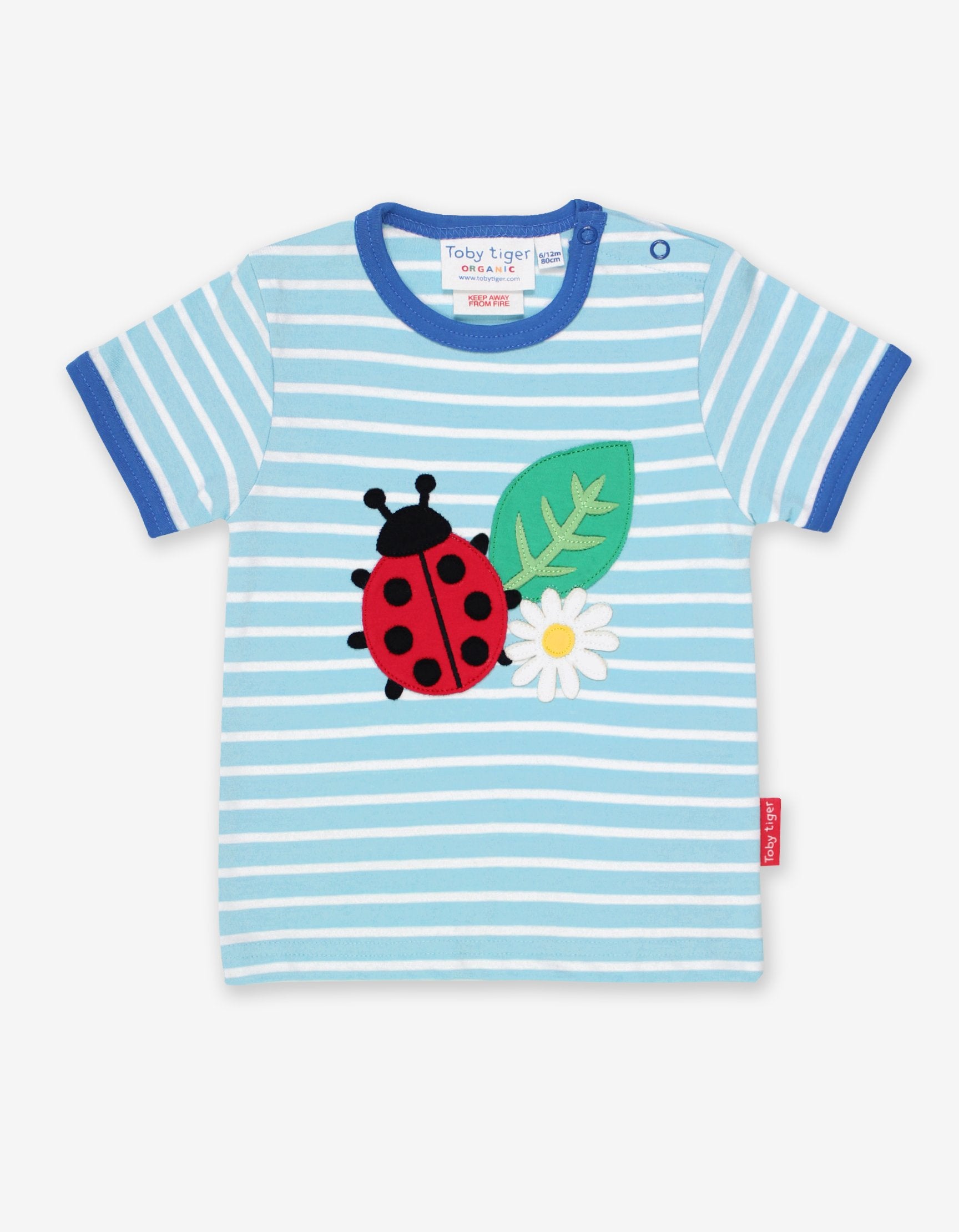 Organic Ladybird Applique T Shirt