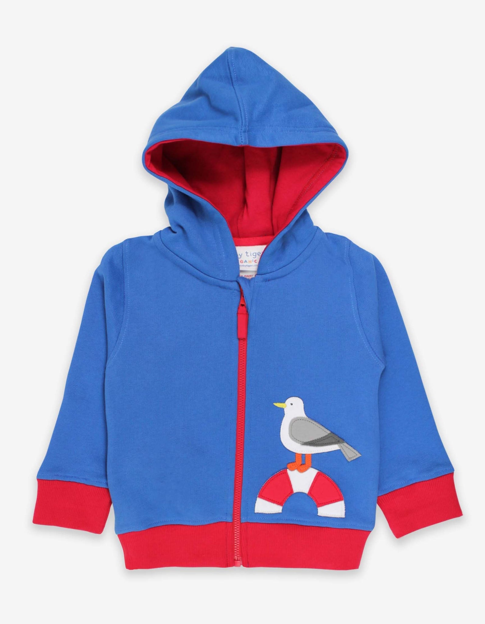 Organic Seaside Applique Hoodie