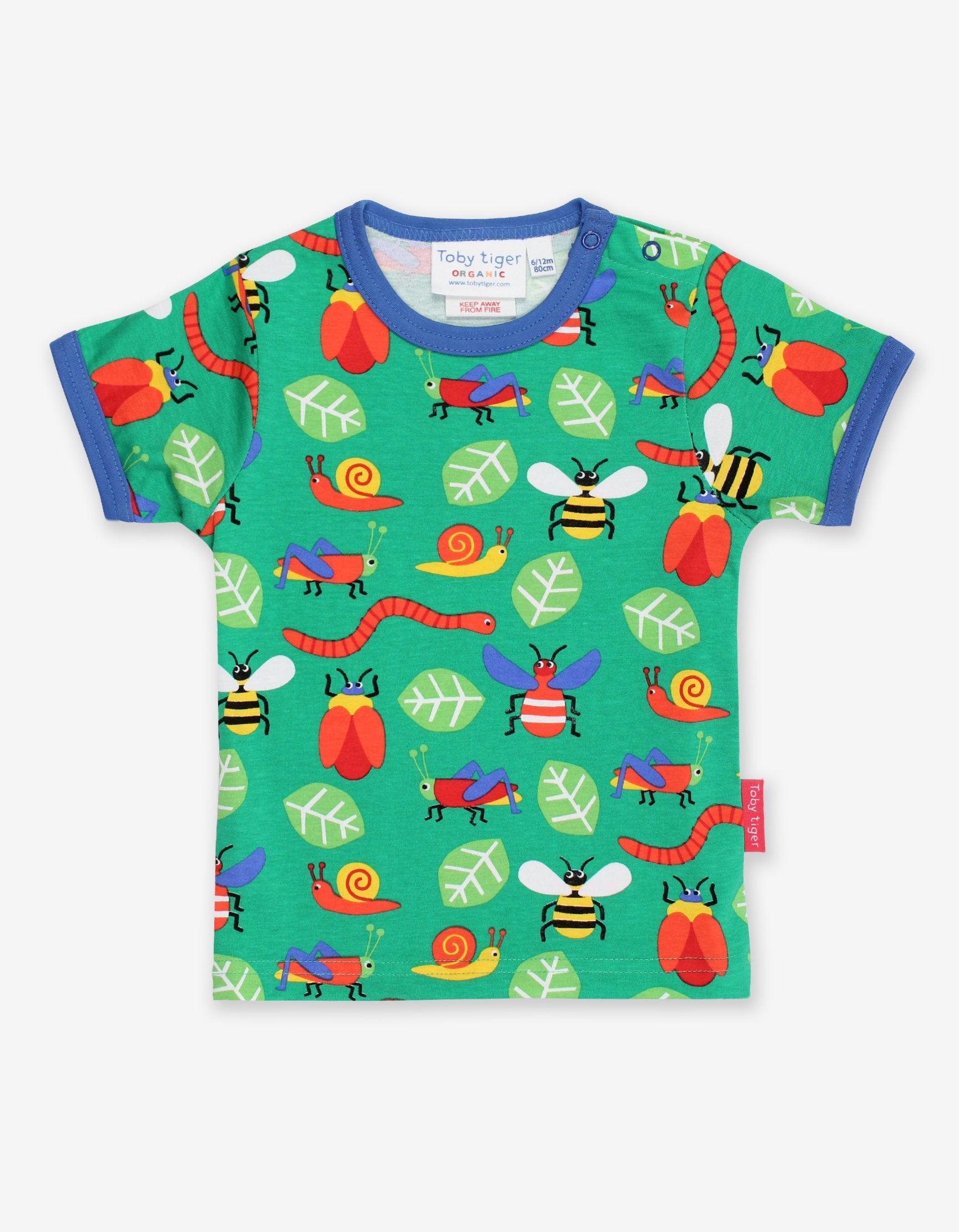 Organic Bug Printed T Shirt