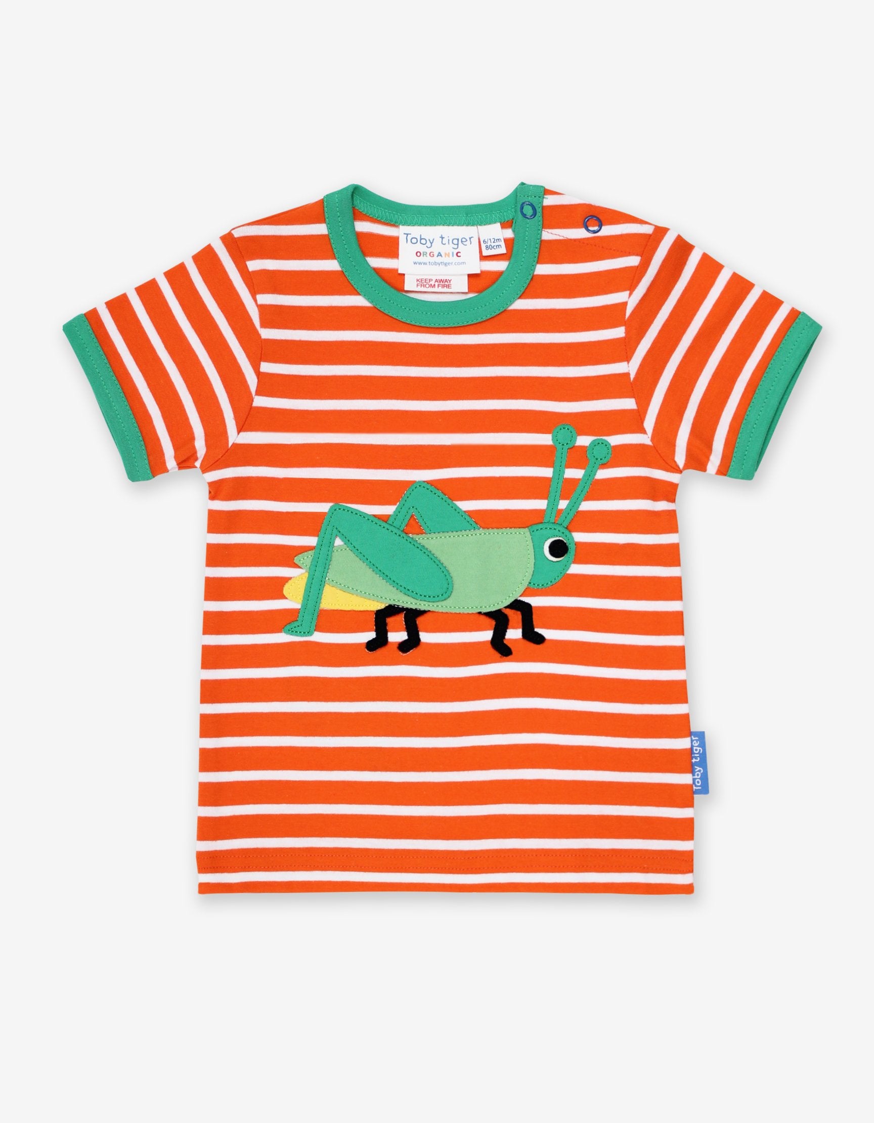 Organic Grasshopper Applique T Shirt