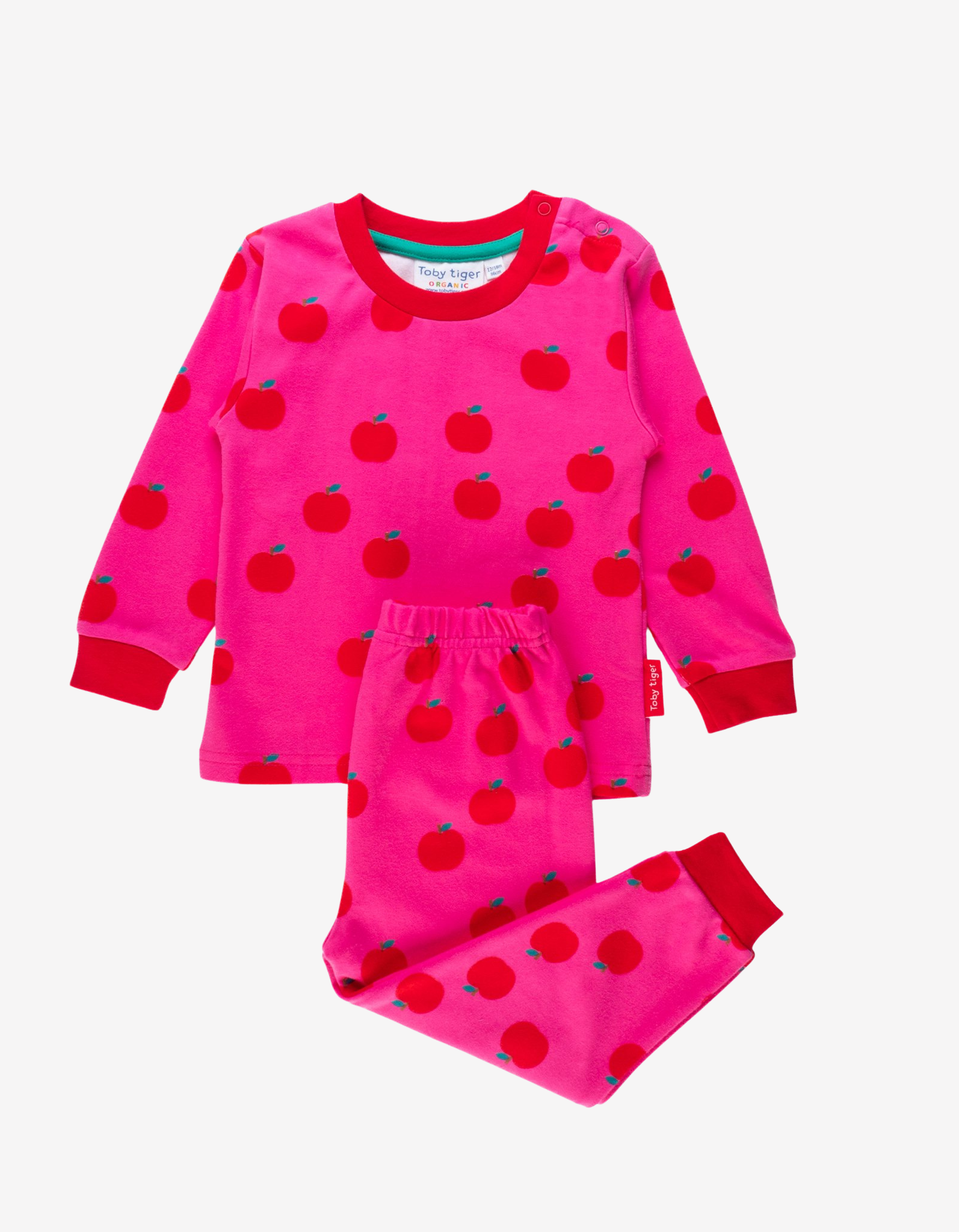 Organic Apple Printed Pyjamas Set