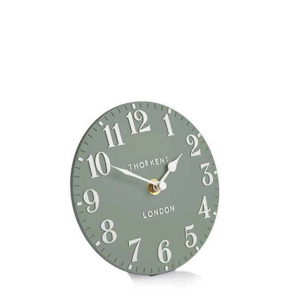 Distinctly Living 6" Arabic Mantel Clock Seagrass