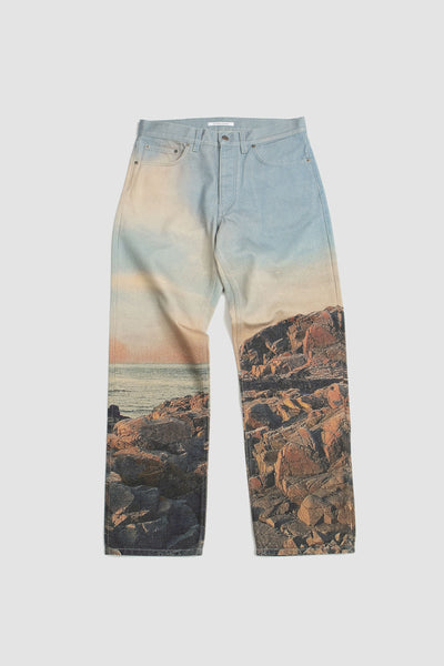 Loose Aop Printed Trousers