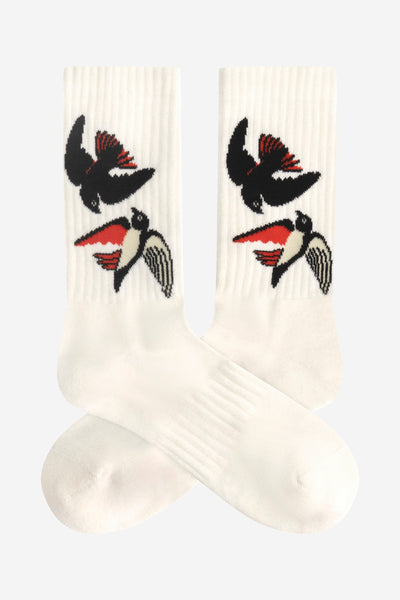 A-dam Swallow Pair Undyed Socks