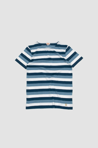 Armor Lux Ss Heritage Sailor T-shirt Blanc/st Lo/lake