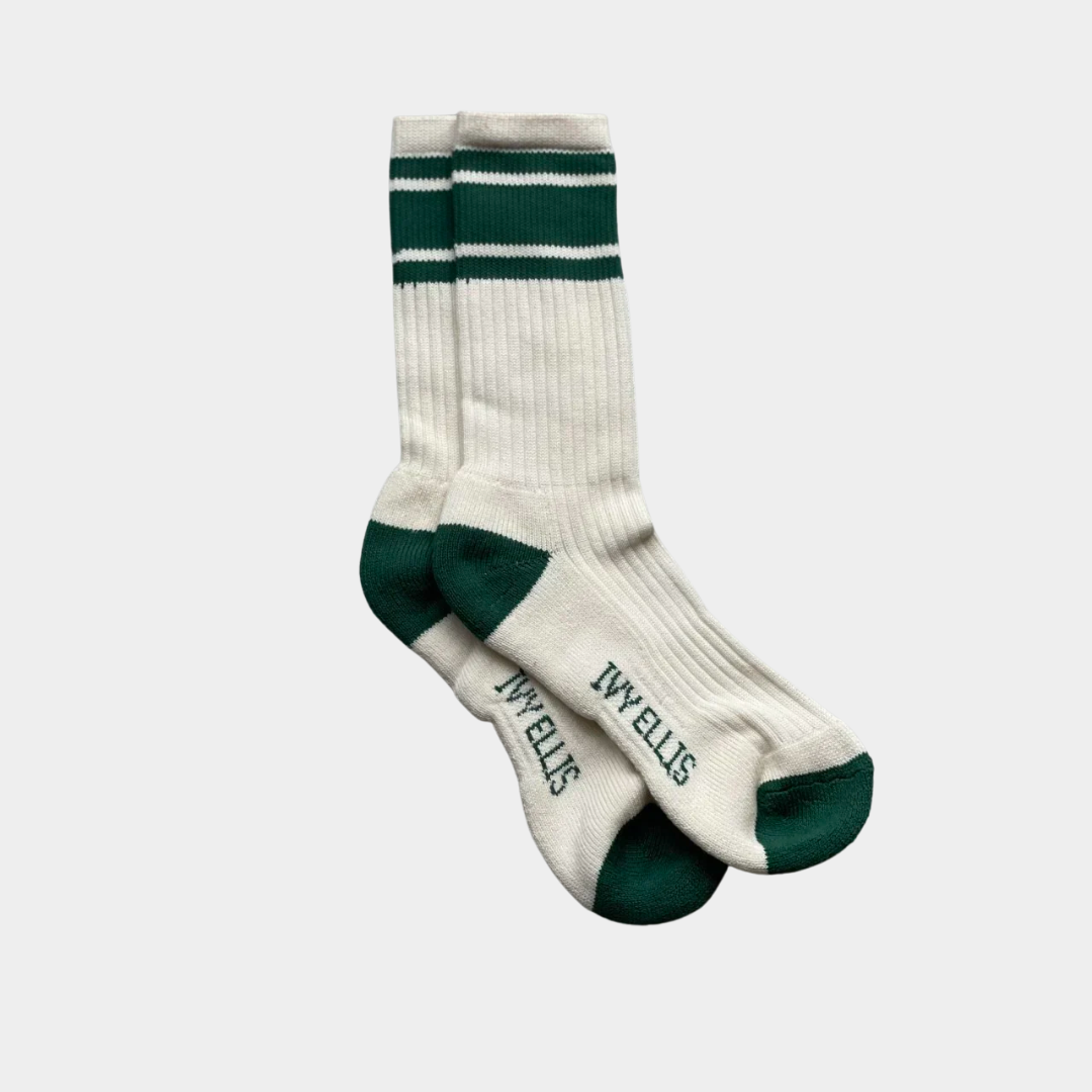 - Namath Vintage Sport Cotton Crew Calf Mens Socks