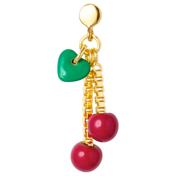 Gold Plated Cherry Earing