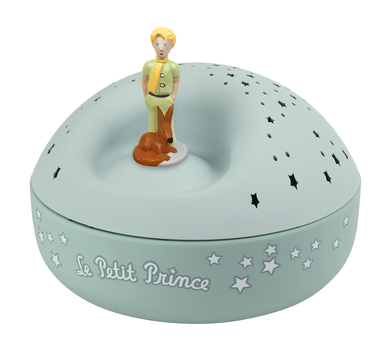 Trousselier Mint Green The Little Prince Musical Star Projector Night Light with Batteries