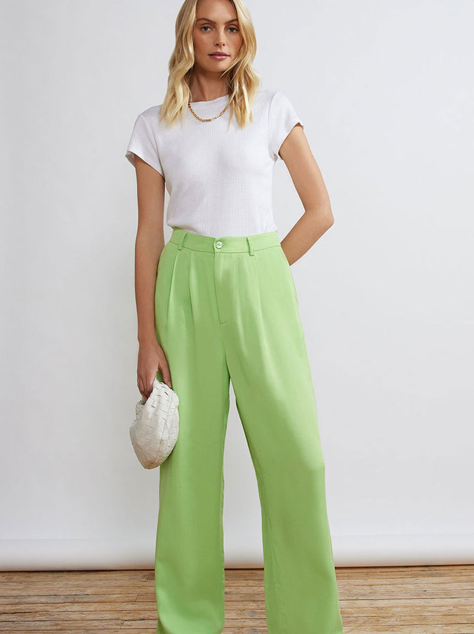 - Edith Green Wide Leg Trousers