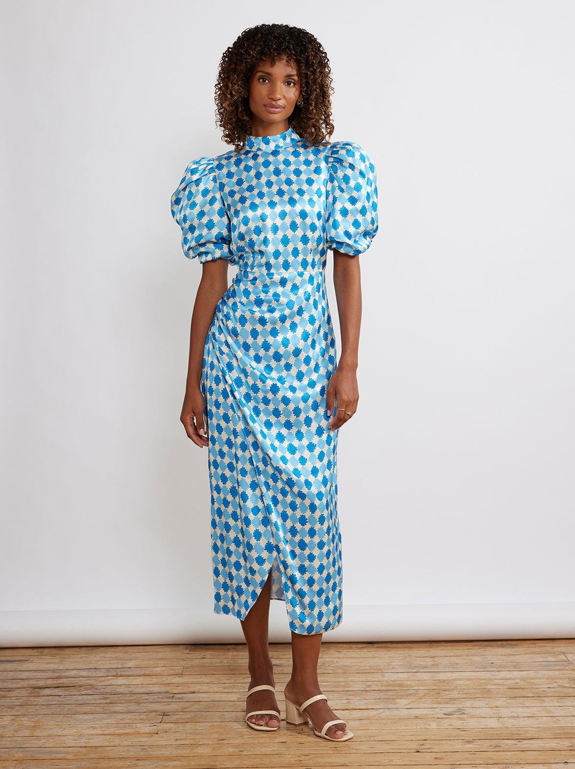 - Annabelle Blue Picnic Check Dress