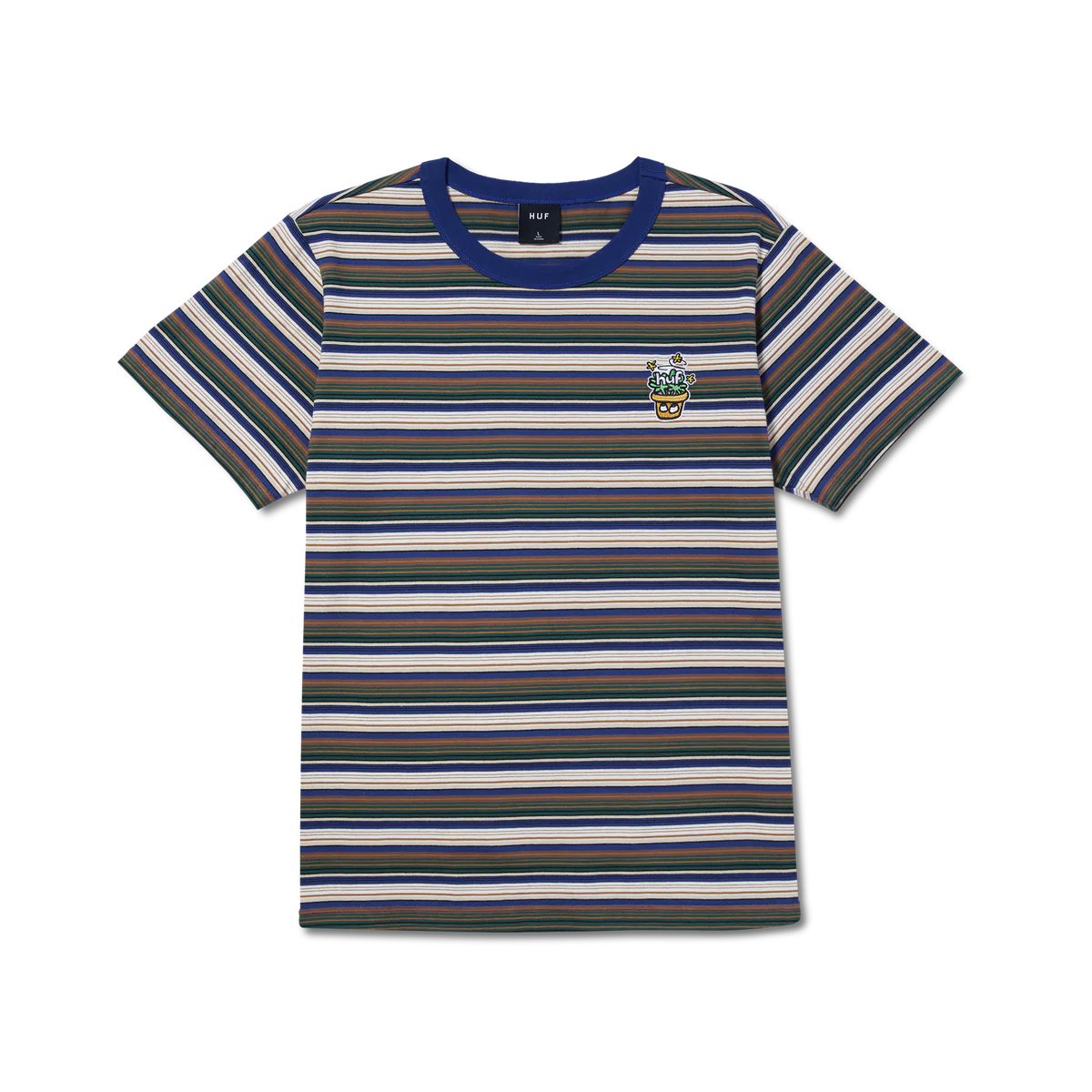 Pot Head Stripe T-Shirt - Olive